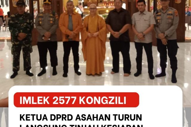 Ketua DPRD Asahan Turun Langsung Tinjau kesiapan perayaan imlek 2577 Kongzili